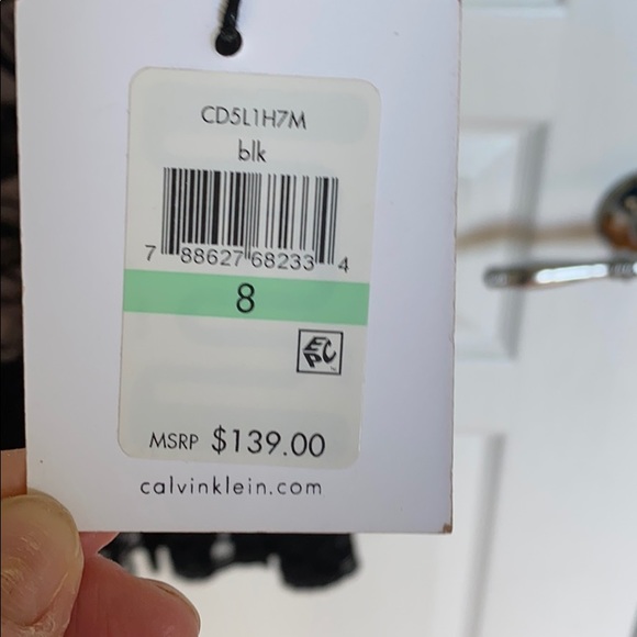 Calvin Klein Black Lace Lined Dress - Picture 5 of 6